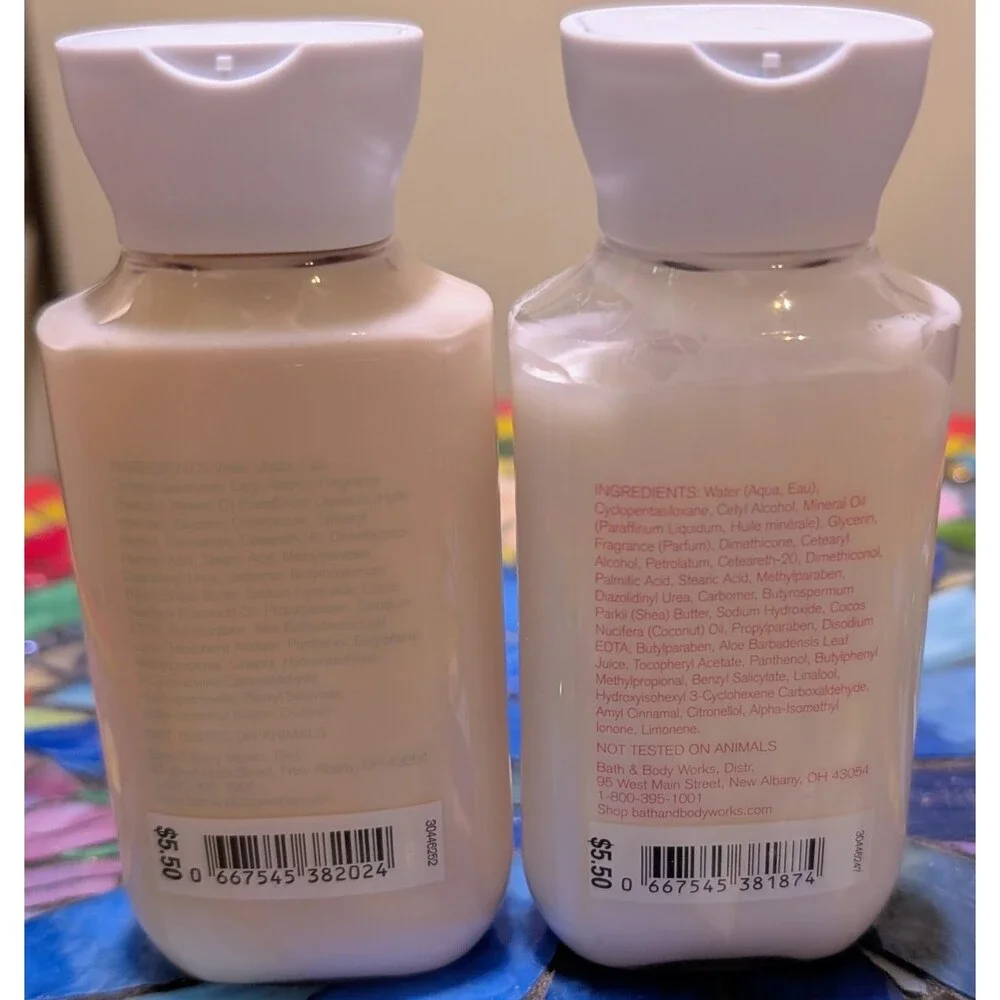 Bath & Body Works Travel Size Lotion Set 2 Magic In The Air Sweet Pea